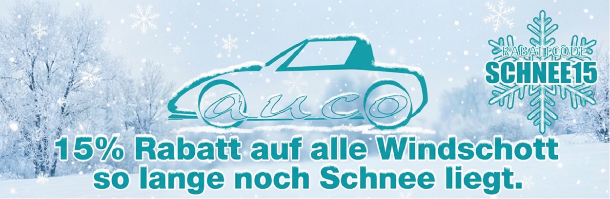 Rabatt so lange Schnee liegt